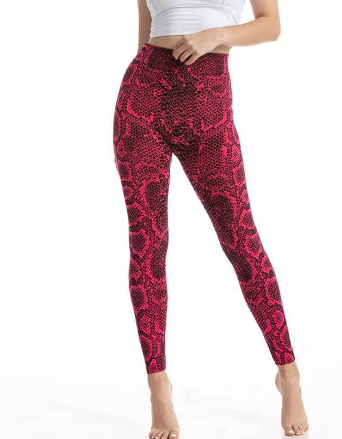 Load image into Gallery viewer, Leopard Print High Waist Gym Leggings
