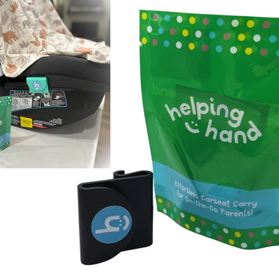 Helping Hand Car Seat Clip | Alleviates The Weight of Carrying an Infant Car Seat | Effortless Carseat Carry for On-The-Go Parents | Car Seat Accessories