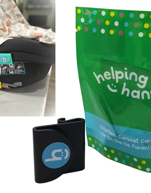 Load image into Gallery viewer, Helping Hand Car Seat Clip | Alleviates The Weight of Carrying an Infant Car Seat | Effortless Carseat Carry for On-The-Go Parents | Car Seat Accessories
