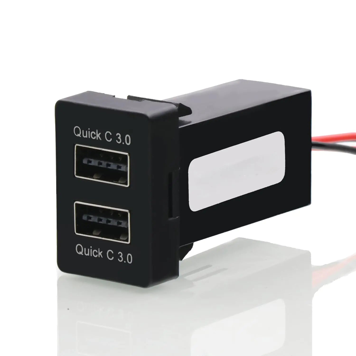 QC3.0 Doble Toma de Corriente USB Cargador Rápido de Coche Adaptador USB para Teléfono Inteligente PDA iPad iPhone Android GPS Uso para Toyota