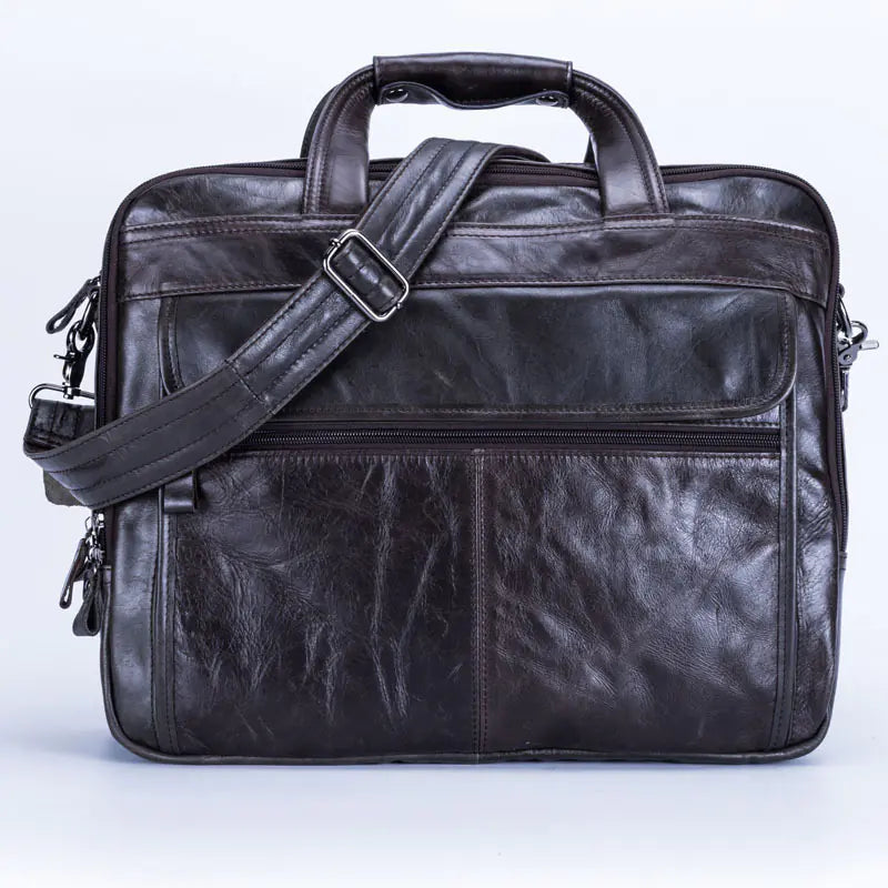 Leather Messenger Bag for Men