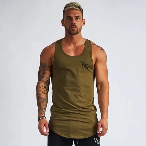 Load image into Gallery viewer, Men&#39;s Cotton Sleeveless Gym Fitness Training Vest
