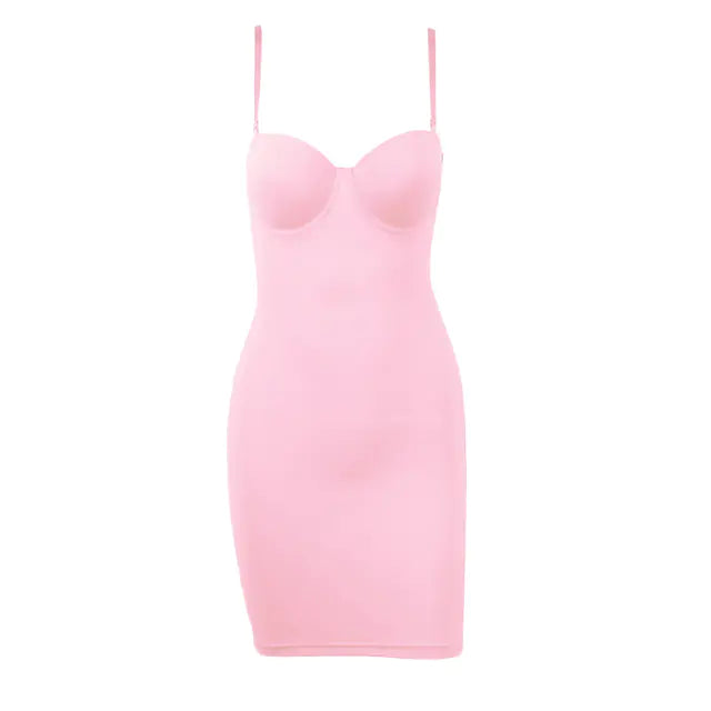 Elegant Backless Summer Sleeveless Push Up Dresses