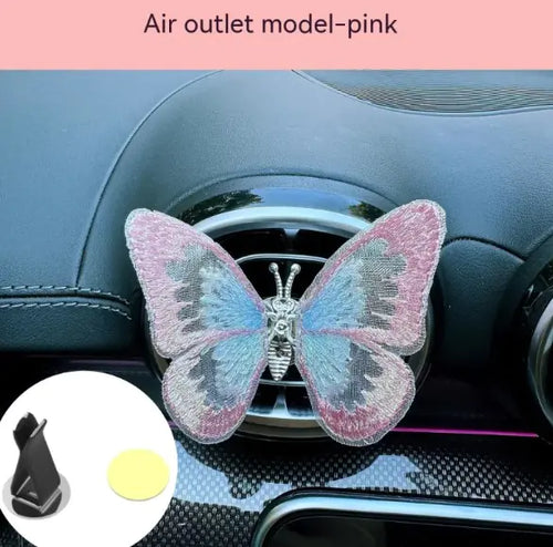 Load image into Gallery viewer, Moving Embroidery Butterfly Car Accessories
