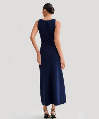Load image into Gallery viewer, Elegant Knitted Sleeveless Long Dresses
