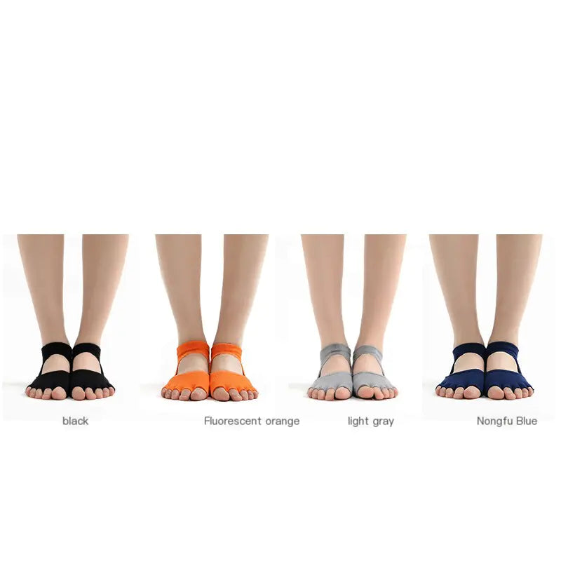 Toe Yoga Socks, Non-Slip Floor Socks