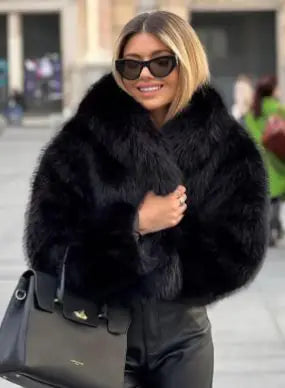 Load image into Gallery viewer, Winter Faux Fur Jacket
