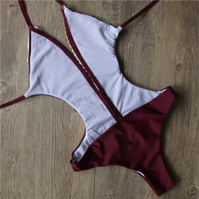 Popular Bikini Swimwear with Lace Detail (Export)