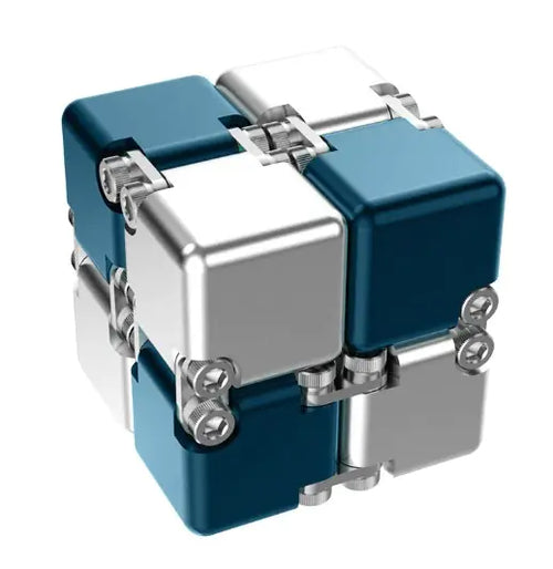 Load image into Gallery viewer, Metal Infinity Cube Stress Relief Toy

