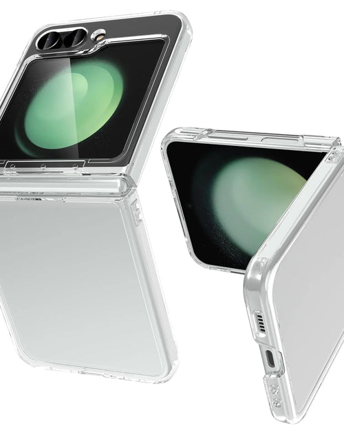 Cargar imagen en el visor de la galería, Funda BOOLAKOS para Samsung Galaxy Z Flip 5, funda protectora delgada y transparente, a prueba de golpes, para Z Flip5
