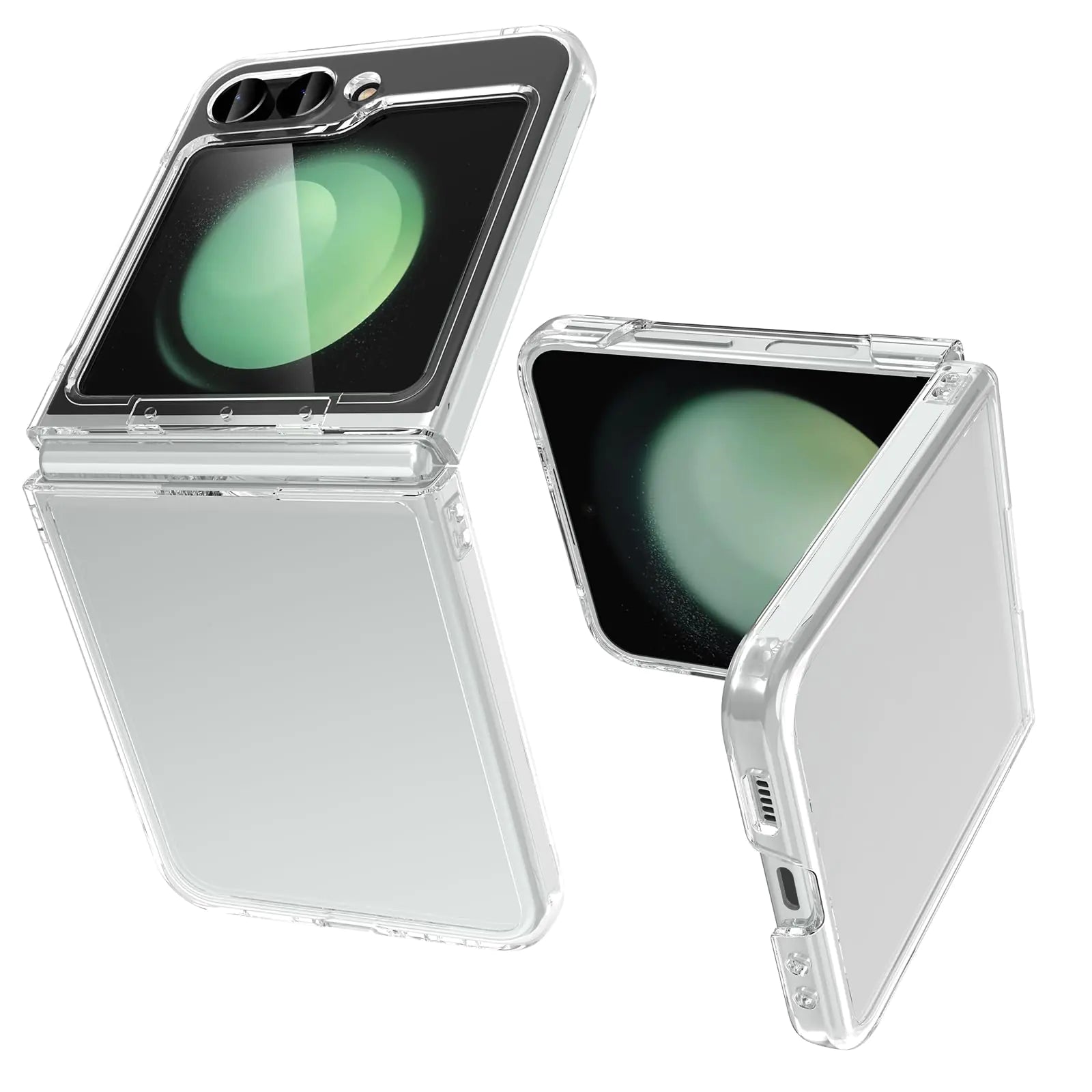 Funda BOOLAKOS para Samsung Galaxy Z Flip 5, funda protectora delgada y transparente, a prueba de golpes, para Z Flip5
