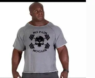 Men's Batman Print Gym Short Sleeve Shirt