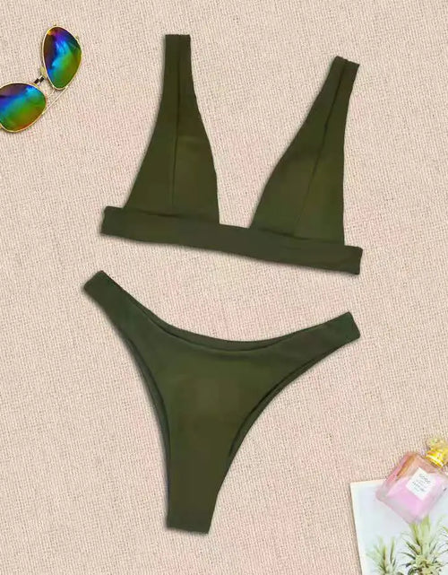 Load image into Gallery viewer, 2024 Women&#39;s Reversible Nylon Bikini Swimwear
