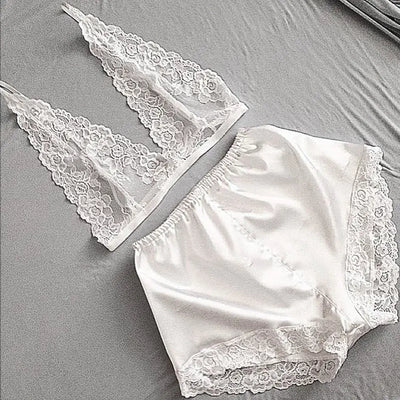 Ensemble de lingerie avec nuisette sexy en dentelle