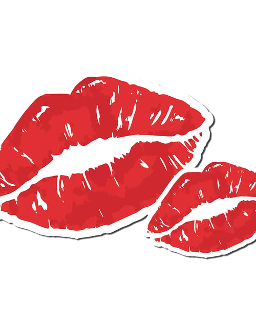 Load image into Gallery viewer, 2Pcs Lips Vinyl Stickers Cool Kiss Car Accessories for Women Girl Decorations Stuff for Automotive Exterior Gifts Cute Funny Bumper Decals
