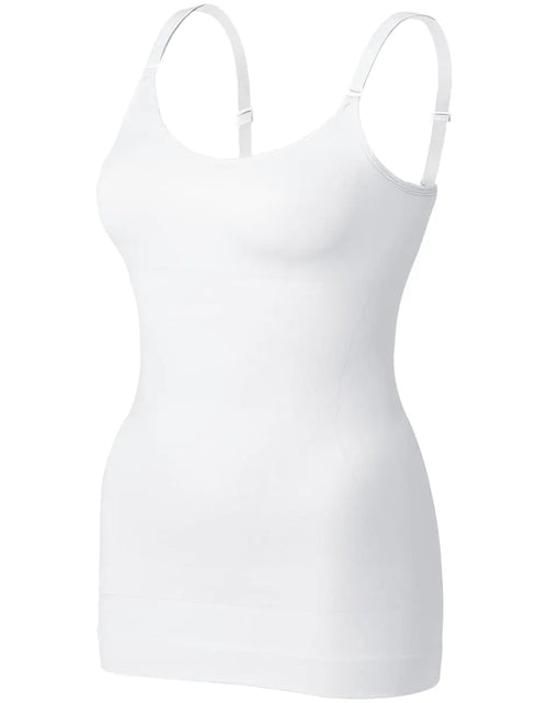 Load image into Gallery viewer, VVX Womens Shapewear Camisole Tank Tops - Body Shape for Women Tummy Control Seamless Compression Tank Tops （1pk White S）
