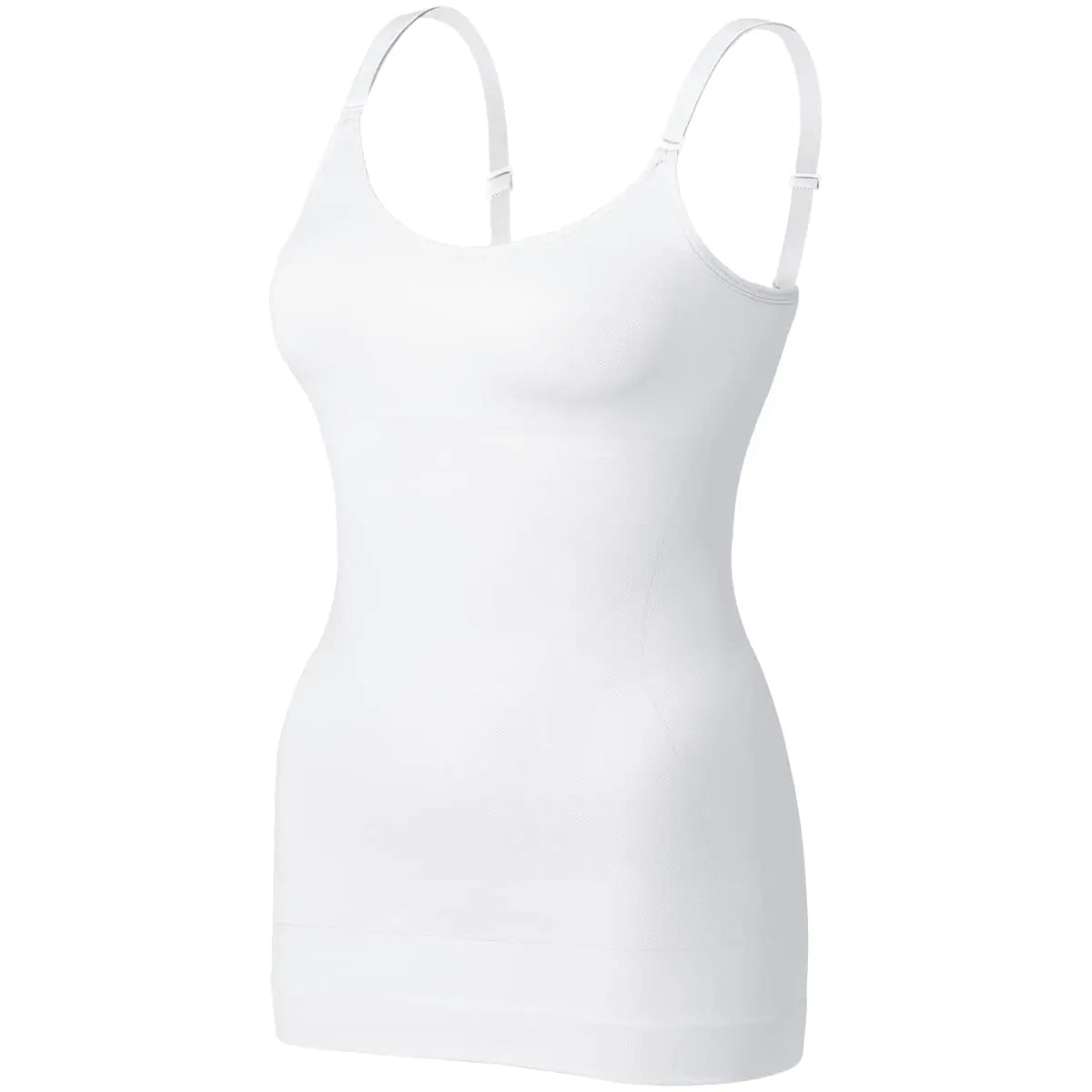 VVX Womens Shapewear Camisole Tank Tops - Body Shape for Women Tummy Control Seamless Compression Tank Tops （1pk White S）