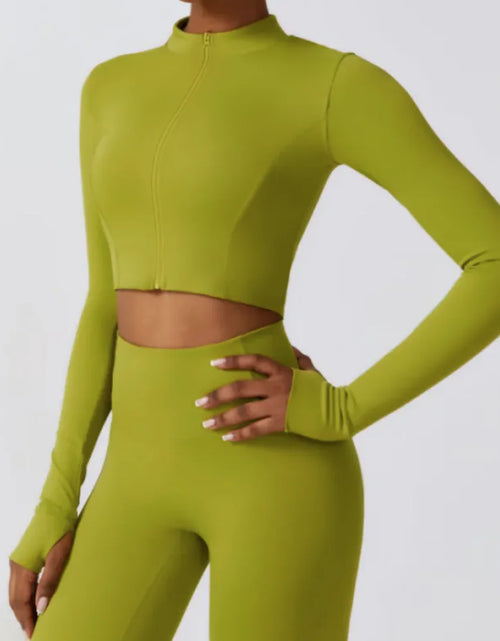 Load image into Gallery viewer, Zippered Women&#39;s Outdoor Running Jacket
