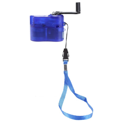 Kqcibz USB Dinamo de mano de emergencia para cargador universal, cargador de viaje, gadgets, azul