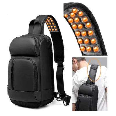 Trendy Outdoor Casual Shoulder Bag for Men (Custom)
