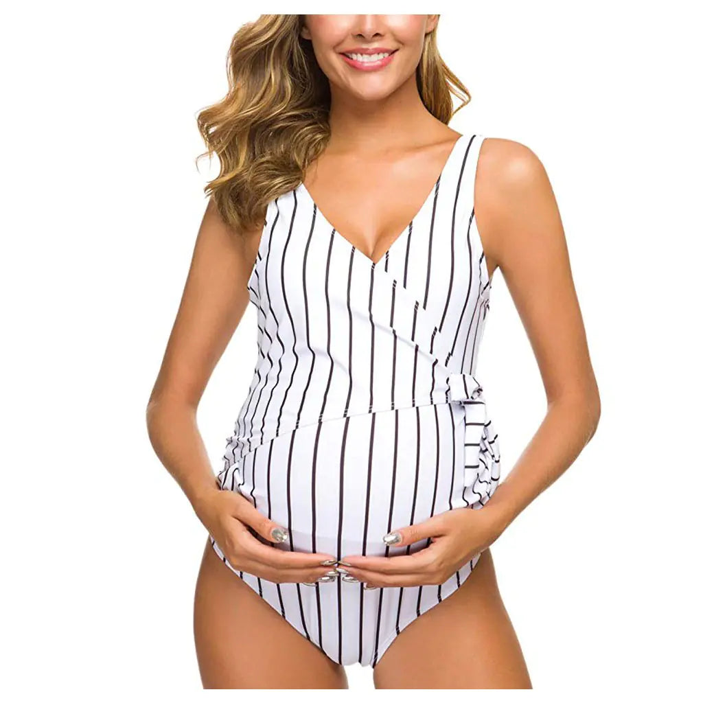 Stylish One-Piece Swimwear for Pregnant Women