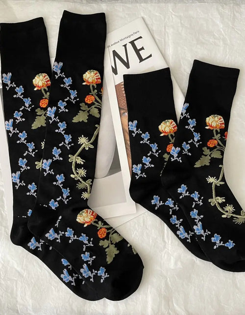 Load image into Gallery viewer, Vintage Women's Personality Black Catwalk Stockings
