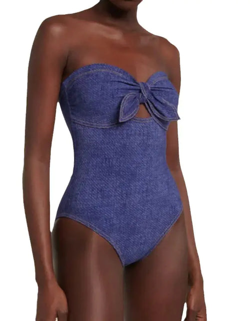 Load image into Gallery viewer, Elegant Women&#39;s One-Piece Slimming Swimwear Set
