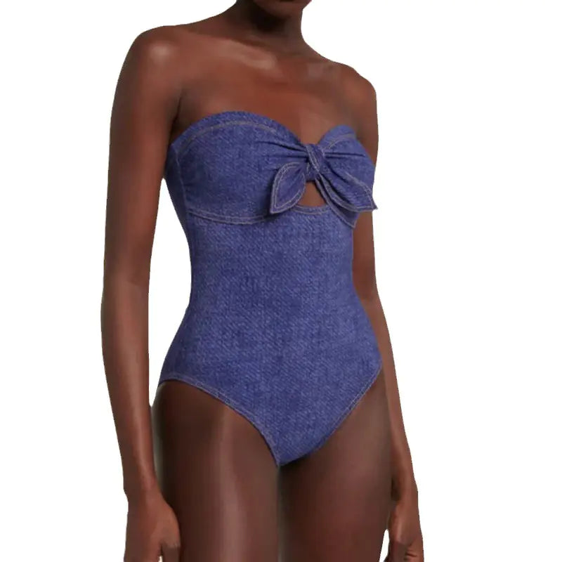 Elegant Women's One-Piece Slimming Swimwear Set