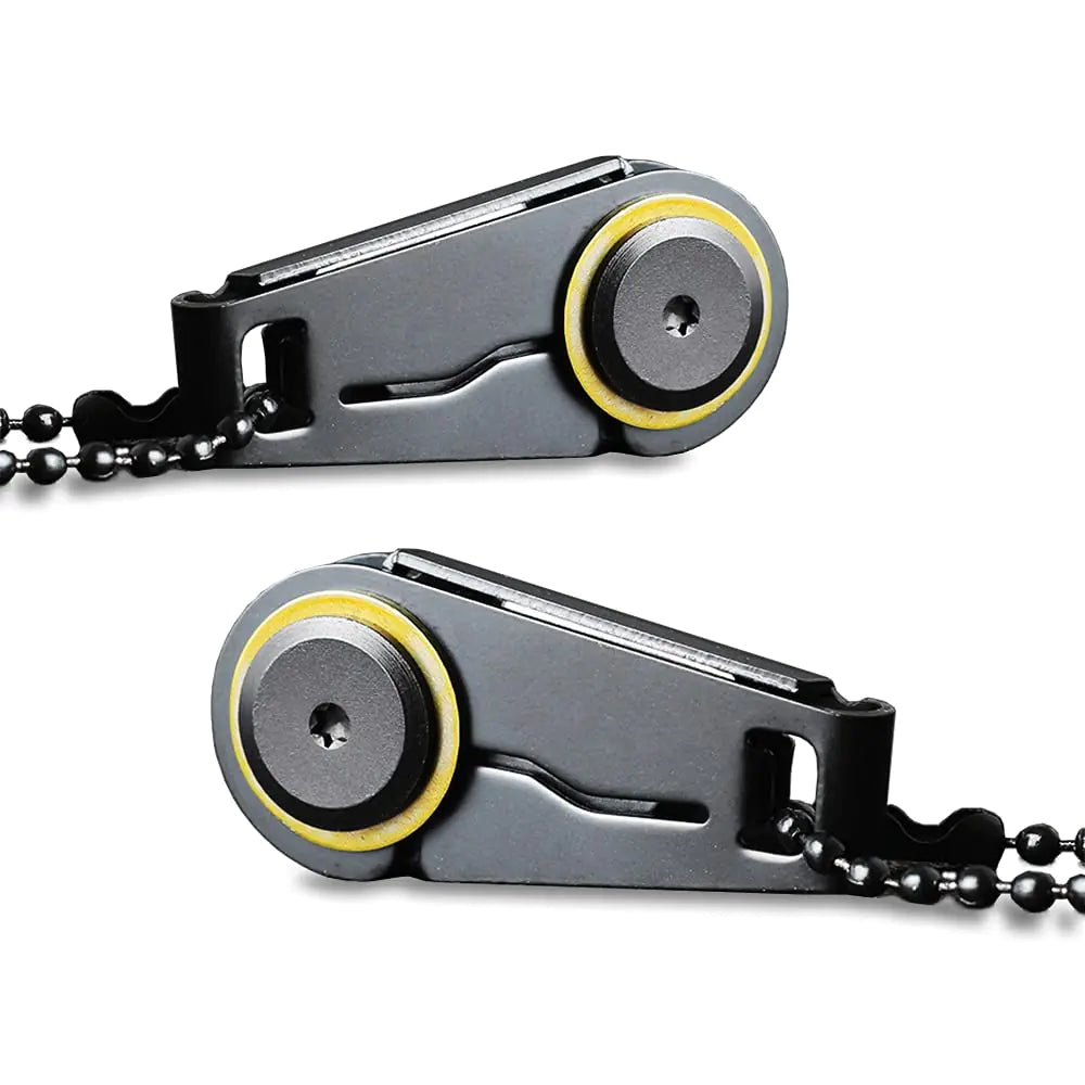 Vittqsuier (2 Paquetes) Mini Cuchillo con Cremallera/Gadget EDC de Supervivencia al Aire Libre/Cuchillo de Bolsillo con Colgante para Llavero