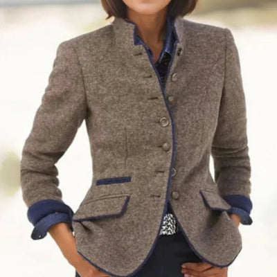 Chic Harmony Woolen Jacket