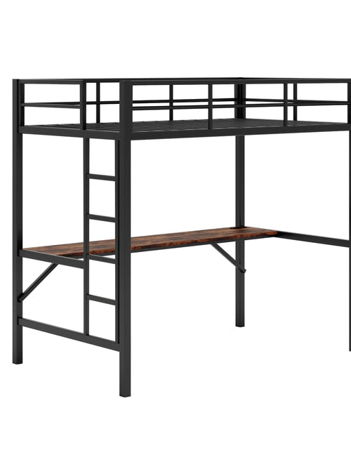 Cargar imagen en el visor de la galería, Cama alta de metal para uso doméstico
