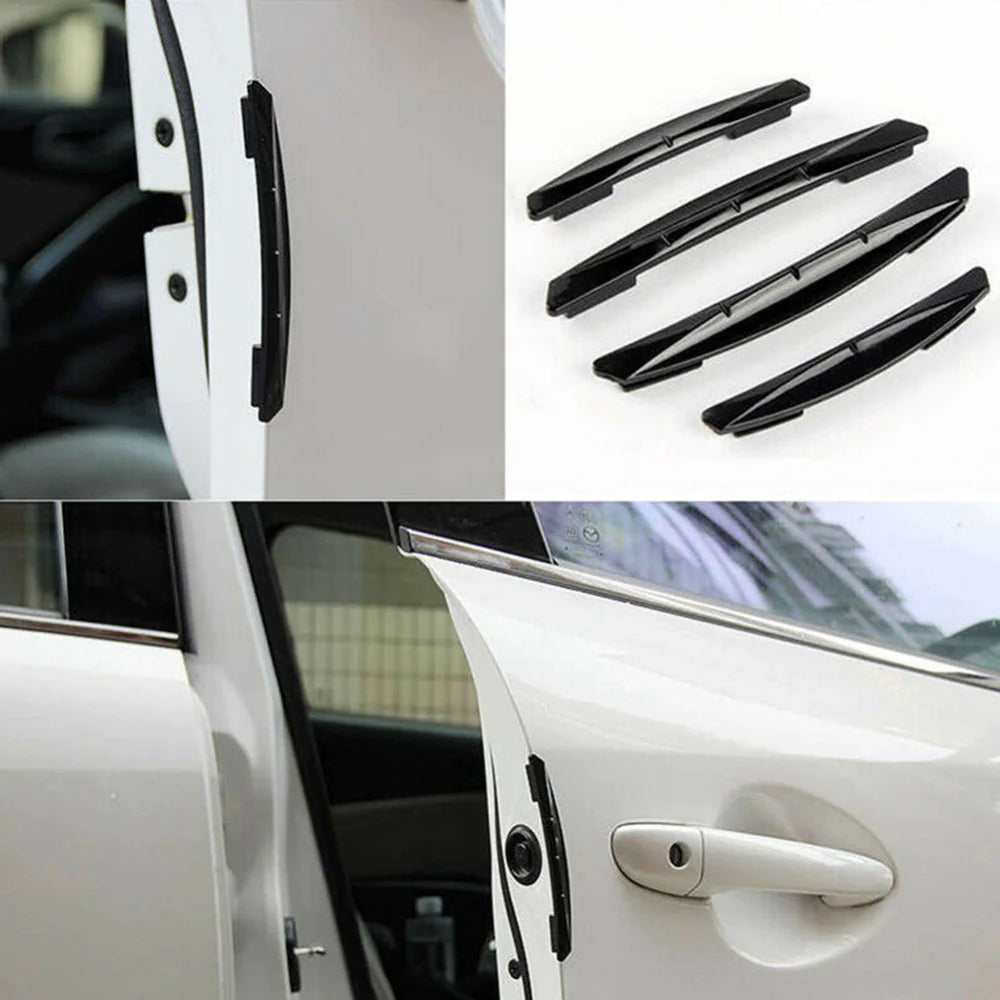 4x Cubierta de Tira Protectora Anticolisión para Borde de Puerta de Coche Accesorios