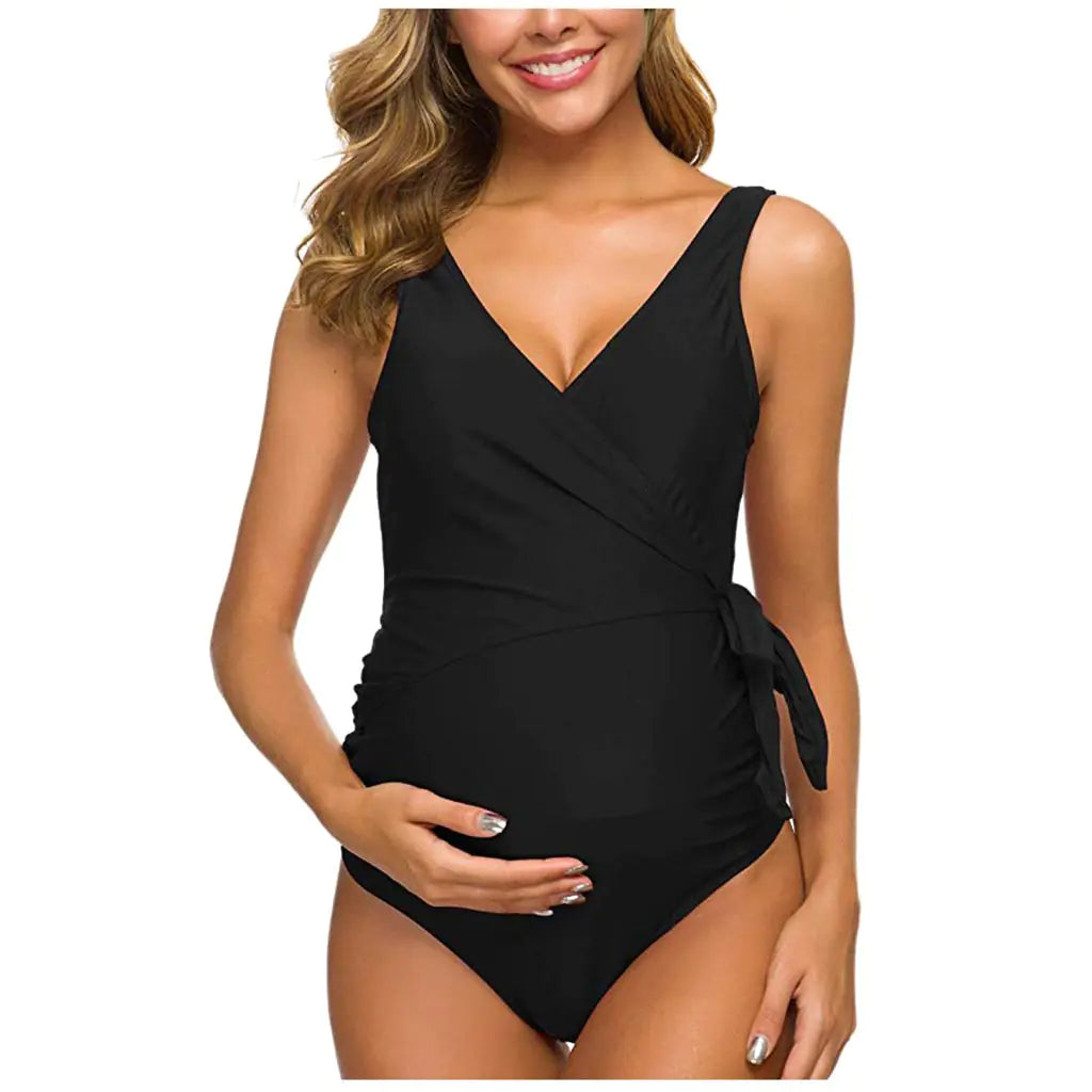 Stylish One-Piece Swimwear for Pregnant Women