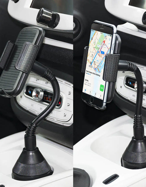 Cargar imagen en el visor de la galería, Soporte flexible para teléfono de coche con portavasos para navegación
