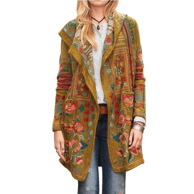 Printed Casual Long Sleeve Jacket