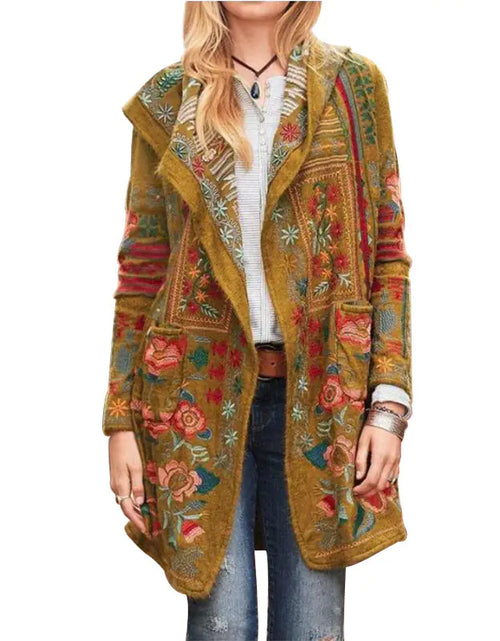 Load image into Gallery viewer, Printed Casual Long Sleeve Jacket
