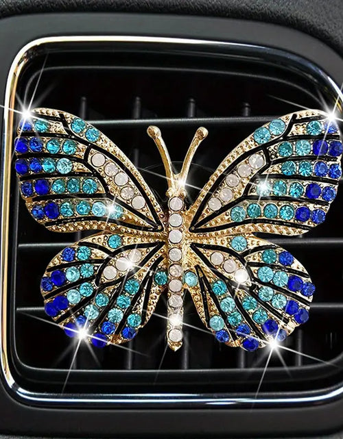 Load image into Gallery viewer, DIY Full Diamond Butterfly Car Air Vent Jewelry Accessories
