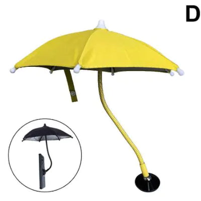 Parasol magnético para teléfono móvil con mango suave de metal giratorio 360° – Ajuste universal, fijación magnética, 24cm, varios colores