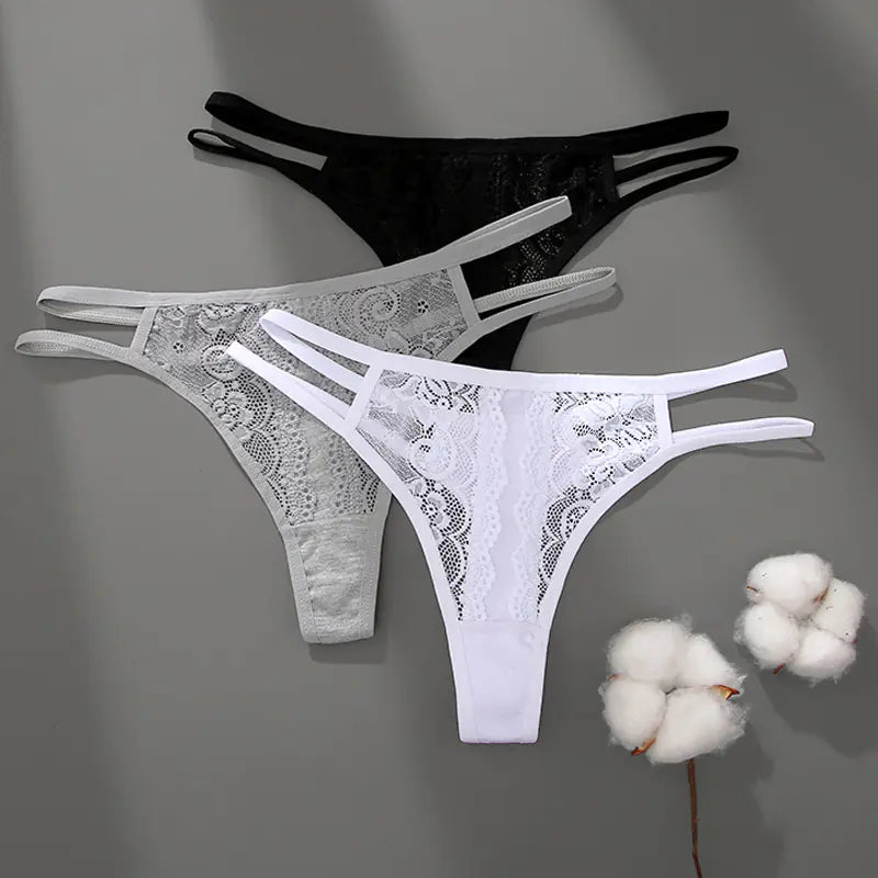 Atractiva y sexy lencería tanga para mujer