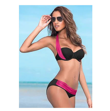 Load image into Gallery viewer, Bikini, Women&#39;s Swimsuit, Backless Swimwear
