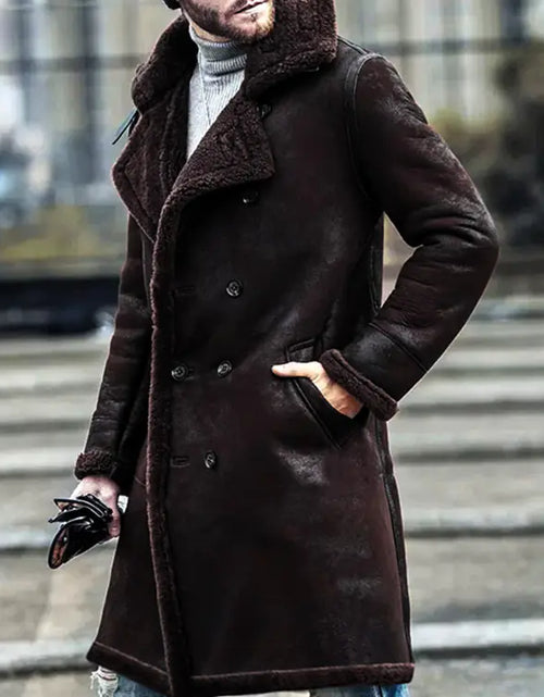 Load image into Gallery viewer, Men&#39;s Padded Fur Coat Jacket
