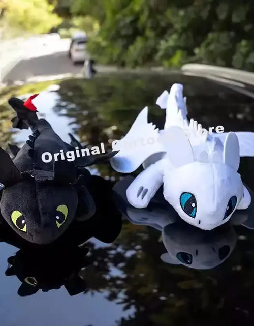 Load image into Gallery viewer, Original Car Roof Teeth Flying Dragon Plush Toy Doll Ornaments Car Accessories Trunk Decorate Motorcycle Helmet Accessories
