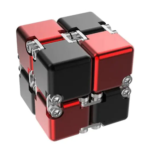 Load image into Gallery viewer, Metal Infinity Cube Stress Relief Toy
