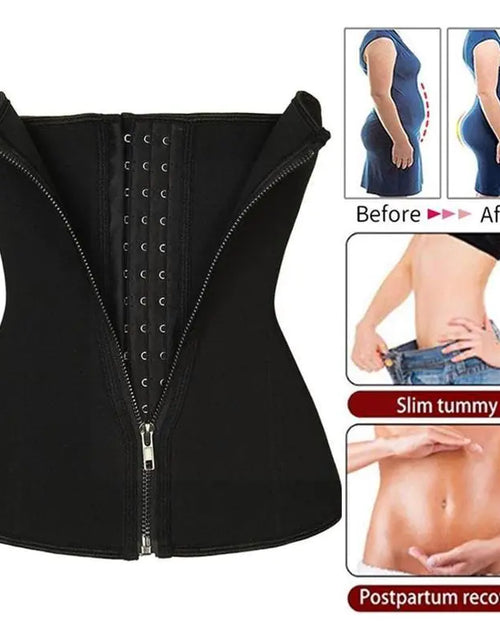 Cargar imagen en el visor de la galería, Faja corsé de entrenamiento de cintura para mujer
