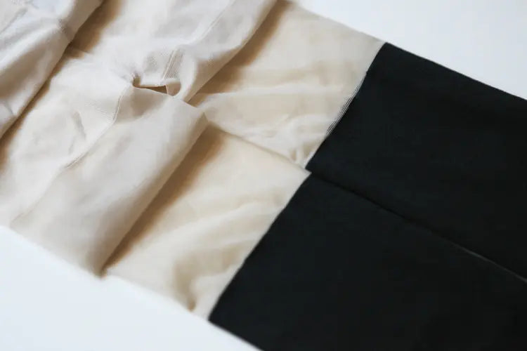 Collants et bas en patchwork imprimé