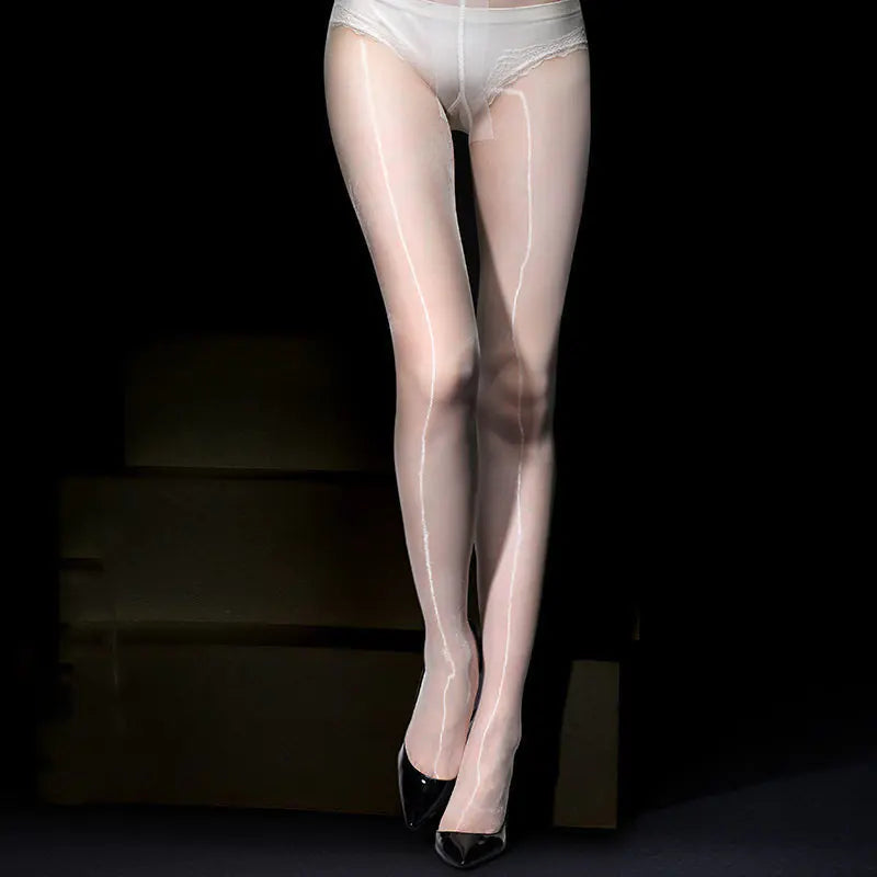 Glossy Spanish Waistless Pantyhose Stockings