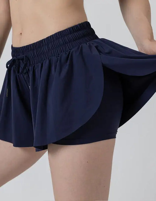 Load image into Gallery viewer, Yoga Running Fitness Tennis Culottes Outfit
