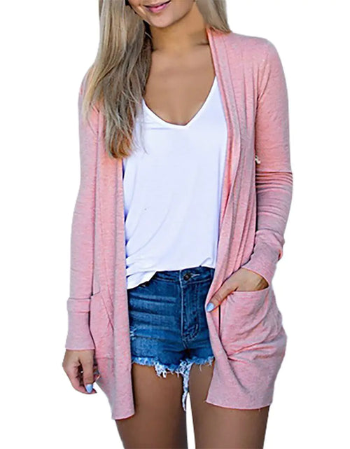 Load image into Gallery viewer, Cardigan Jackets with Pockets
