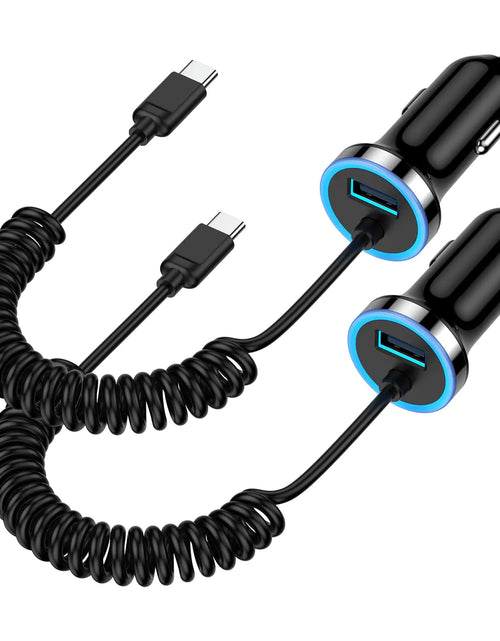 Cargar imagen en el visor de la galería, Cargador de Coche Google Pixel Cargador de Coche para Teléfono Android con Cable USB C Integrado de 3FT para Google Pixel 9 Pro Fold 9 Pro XL 9 Pro 8 Pro 8a 7 Pro 7a 62Packs Cargador de Coche para Galaxy A55 S24 Ultra A16 A15 S22 A35
