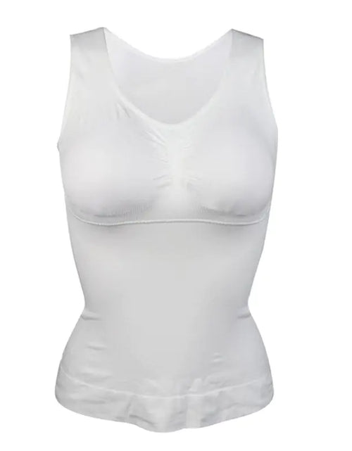 Cargar imagen en el visor de la galería, Camiseta de tirantes moldeadora para mujer con relleno
